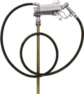 PROLUBE 13 GPM, 3/4" Hose Diam, Gasoline, Kerosene & Diesel Fuel Pump Aluminum Die Cast Pump, 3/4" Inlet, 3/4" Outlet, 115 VAC, 12 ft. Hose Length, 1/8 hp FPM-115/N - 54251756
