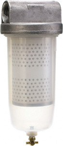 PROLUBE 1 Inlet Size, 1 Outlet Size, 20 GPM, Pump Filter 9.84 Long, 10 Micron Mesh, Polypropylene, Aluminium, Nylon, Paper and NBR FFL-02/N - 40513004