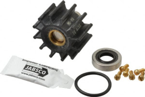 Jabsco Neoprene Impeller Kit Repair Part Contains Impeller, Seal, Gasket, For Use with Jabsco Model 11810-0003 Flexible Impeller Pump Motors 90105-0001 - 07446768