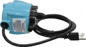 Little Giant 1/150 HP, 3.2 psi, Aluminum Miniature Submersible Pump 1/4 Inch Inlet, 1/4 Inch Outlet, 6 Ft. Long Power Cord, 1.1 Amp 501203 - 09278565