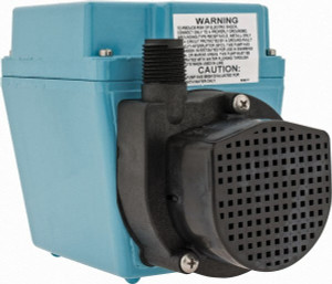 Little Giant 1/15 HP, 7.5 psi, Aluminum Miniature Submersible Pump 1/2 Inch Inlet, 1/2 Inch Outlet, 6 Ft. Long Power Cord, 3.2 Amp 503103 - 09409137