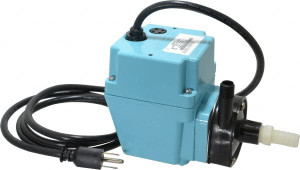 Little Giant 1/40 HP, 5.1 psi, Nylon Miniature Submersible Pump 1/2 Inch Inlet, 1/4 Inch Outlet, 6 Ft. Long Power Cord, 1.7 Amp 502303 - 09278623