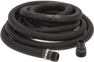 Little Giant Sump Pump Hose, Hose Size: 1-1/4, Length (Feet): 24, Material: Corrugated Polyethylene, Accessories: 1 1/2" PVC Male Adaptor and 1 Galvanized Steel Clamp 599303 - 03152279