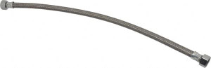 BrassCraft 1/2" FIP Inlet, 1/2" FIP Outlet, Brass Flexible Connector Braided Stainless Steel, Use with Sinks B8-20A F - 36985604