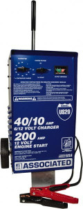Associated Equipment 6/12 Volt Automatic Charger 40 Amps/10 Amps, 200 Starter Amps US20 - 69976835