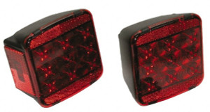 Peterson Manufacturing LED Rear Trailer Light 4-1/2" Long, Red V941 - 63011290
