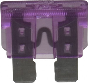 Ferraz Shawmut 35 Amp, 32 VAC/VDC, Fast Acting Automotive Fuse 3/4" Long, Blue/Green, Littlefuse 257035 AF-35-MSC - 02672772