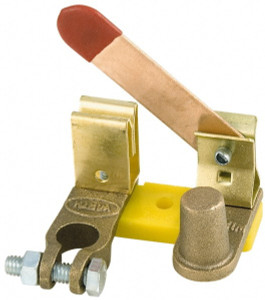 Battery Doctor 1 Position, 12 Volt, 250 Continuous Amp, Top Mount Battery Switch Battery Knife Switch Sequence, 1 Switch, Gold 20138 - 43279421