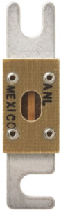 Bussmann 60 Amp Non-Time Delay Fast-Acting Forklift & Truck Fuse 125VAC, 80VDC, 3.18" Long x 0.75" Wide, Littelfuse CNL60, Bussman ANL-60, Ferraz Shawmut CNL60 ANL-60 - 75270504