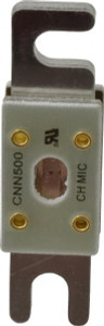 Ferraz Shawmut 500 Amp Visible Link Flat Forklift & Truck Fuse 125VAC, 48VDC, 3.18" Long x 0.75" Wide, Littelfuse CNN500, Bussman ANN500, Ferraz Shawmut CNN500 CNN500 - 54012638