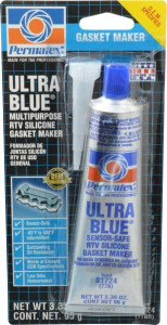 Permatex 3.35 oz Gasket Maker -65 to 500°F, Blue, Comes in Tube 81724 - 64478126