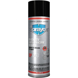 Sprayon 8 oz Automotive Gasket Sealant 122°F Max, Black, Comes in Aerosol Can S00040000 - 82281759 Sprayon 8 oz Automotive Gasket Sealant 122°F Max, Black, Comes in Aerosol Can S00040000 - 82281759