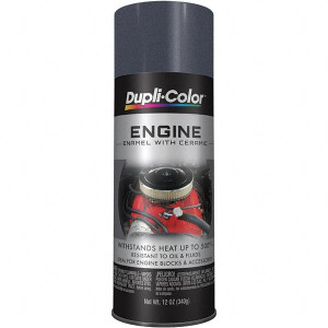 Dupli-Color 12 oz Cast Coat Iron Automotive Heat Resistant Paint Metallic Finish, 500°F Max Temp, Comes in Aerosol Can EDE165107 - 82281932