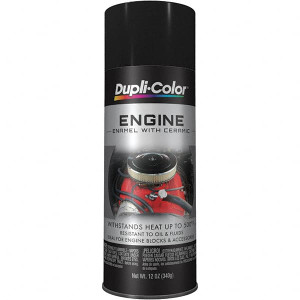 Krylon 12 oz Black Automotive Heat Resistant Paint Gloss Finish, 500°F Max Temp, Comes in Aerosol Can EDE161307 - 82281908