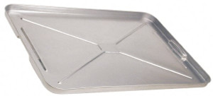 Plews Stant 26" Long x 17-3/4" Wide x 1" High, Oil Drip Pan Galvanized Steel LUBR75755 - 63725931
