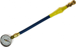 Coilhose Pneumatics 0 to 160 psi Dial Ball Tire Pressure Gauge 7 ft. Hose Length TG160 - 79861258