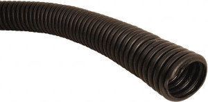 Hi-Tech Duravent 3" ID x 3-3/4" OD x 11 ft. Long Garage Exhaust Hose Custom EPDM, Black, -40 to 600°F 065003000001 - 01578061