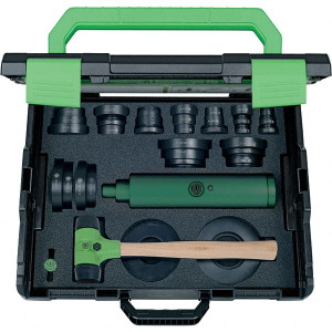 KUKKO 37 Pc Bearing Fitting Kit Plastic, Black/Green, For Ball Bearings 71-L - 90169996