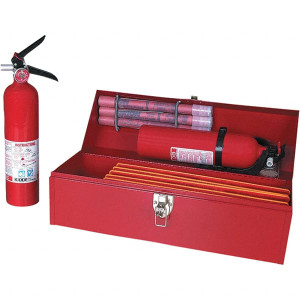 PRO-SAFE Highway Safety Kits, Type: Emergency Roadside Kit, Number of Pieces: 8, Contents: 2.5 Lb. Fire Extinguisher, (3) 20-min. Fuses In Metal Case (Box# 03-229-3420), PSC Code: 4240 95-04-004 - 31615990