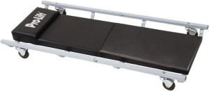 Omega Lift 350 Lb Capacity, 6 Wheel Creeper (with Fixed Headrest) Alloy Steel, 40.94" Long x 3.54" Overall Height x 17" Wide C-1004 - 35716679