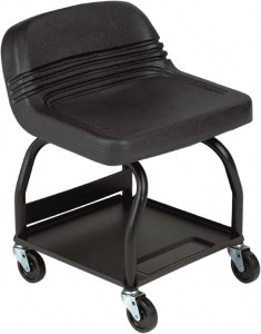 Whiteside Manufacturing 480 Lb Capacity, 4 Wheel Creeper Seat Steel, 24" High x 18" Wide HRS - 81575672