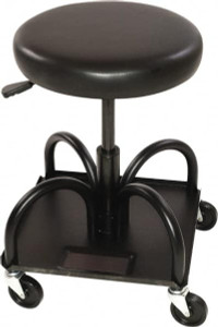Whiteside Manufacturing 480 Lb Capacity, 4 Wheel Adjustable Creeper Seat Steel, 22" High x 15" Wide HRASV - 30341242
