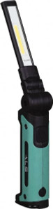 ALS Advanced Lighting Systems 3 Volt, Black & Turquoise Articulating Work Light 200 Lumens, Rechargeable Battery, LED Lamp ASL201R - 31217268