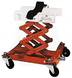 Value Collection 450 Lb Capacity Mechanical Transmission Scissor Jack 7-1/4 to 22-1/2" High, 16-1/2" Chassis Width x 16" Chassis Length 3160 - 09050998