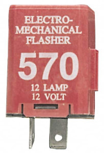 Peterson Manufacturing Red Electronic Flasher Plastic V570 - 06883896
