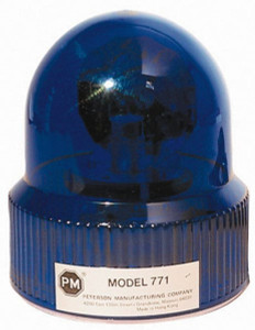 Peterson Manufacturing Emergency Beacon Light Assembly Blue V771B - 82394693