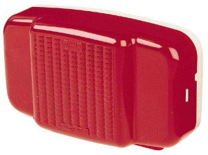 Peterson Manufacturing 8-13/16" Long x 5-1/16" Wide Red Towing Lights 12 Volt, Plastic V457 - 06884027