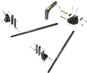 Reese 14,000 Lb Capacity Weight Distributing Kit For Use with Up to 7x94 Trailer Frames with Top & Bottom Mount Couplers 66561 - 41650359