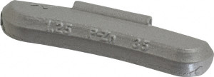 Myers Tire Supply 1.25 oz Wheel Weight Zinc, For Use with Import & Domestic Passenger Cars, 1/2 Ton Trucks, Mini Pickups & Vans with Standard 1/8" Flange 62024 - 52599479