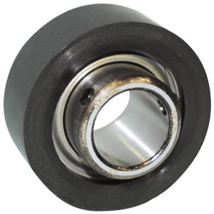 Browning RUBRS-108 1/2" ID x 2-17/32" OD, 2,611 Lb Dynamic Capacity, Set Screw Locking Insert Bearing Rubber Grommet Housing, 52100 Steel Insert, 1" Race Width, 1,444 Lb Static Capacity RUBRS-108 - 88572672