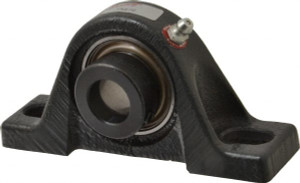 Browning VPLE-112 3/4" ID, 5" OAL x 2-15/32" OAH Pillow Block 1,444 Lb Static Cap, 2,611 Lb Dyn Cap, 3-25/32" Btw Mnt Hole Ctrs, 1-1/4" Base-to-Ctr Ht, Cast Iron VPLE-112 - 74571324