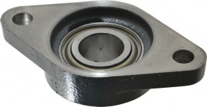 Browning VF2S-116 1" ID, 4-7/8" OAL x 2-3/4" OAH 2-Bolt Flange 1,651 Lb Static Cap, 2,801 Lb Dyn Cap, 3-57/64" Btw Mnt Hole Ctrs, Cast Iron VF2S-116 - 72472186