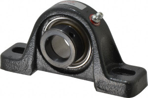 Browning VPE-116 1" ID, 5-1/2" OAL x 2-13/16" OAH Pillow Block 1,651 Lb Static Cap, 2,801 Lb Dyn Cap, 4-1/8" Btw Mnt Hole Ctrs, 1-7/16" Base-to-Ctr Ht, Cast Iron VPE-116 - 60594116