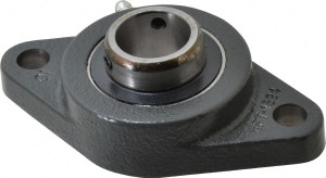 Browning VF2S-216 AH 1" ID, 4-7/8" OAL x 2-3/4" OAH 2-Bolt Flange Air Handling 1,651 Lb Static Cap, 2,801 Lb Dyn Cap, 3-57/64" Btw Mnt Hole Ctrs, Cast Iron VF2S-216 AH - 09370776