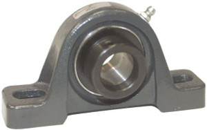 Browning VPE-220S 1-1/4" ID, 6-3/16" OAL x 3-9/32" OAH Pillow Block 2,567 Lb Static Cap, 4,381 Lb Dyn Cap, 4-5/8" Btw Mnt Hole Ctrs, 1-11/16" Base-to-Ctr Ht, Cast Iron VPE-220S - 85365294