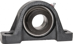 Browning VPE-124 1-1/2" ID, 7-1/8" OAL x 4" OAH Pillow Block 4,467 Lb Static Cap, 7,340 Lb Dyn Cap, 5-3/8" Btw Mnt Hole Ctrs, 2" Base-to-Ctr Ht, Cast Iron VPE-124 - 60594041