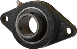 Browning VF2S-223 1-7/16" ID, 6-1/8" OAL x 3-5/8" OAH 2-Bolt Flange 3,493 Lb Static Cap, 5,782 Lb Dyn Cap, 5-1/8" Btw Mnt Hole Ctrs, Cast Iron VF2S-223 - 85358513