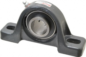 Browning VPB-216 AH 1" ID, 5-1/2" OAL x 2-13/16" OAH Pillow Block Air Handling 1,651 Lb Static Cap, 2,801 Lb Dyn Cap, 4-1/8" Btw Mnt Hole Ctrs, 1-7/16" Base-to-Ctr Ht, Cast Iron VPB-216 AH - 09369588