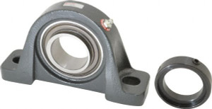 Browning VPE-131 1-15/16" ID, 8" OAL x 4-9/16" OAH Pillow Block 5,216 Lb Static Cap, 7,889 Lb Dyn Cap, 6-3/16" Btw Mnt Hole Ctrs, 2-1/4" Base-to-Ctr Ht, Cast Iron VPE-131 - 60594058