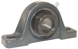Browning VPLE-131 1-15/16" ID, 8" OAL x 4-1/2" OAH Pillow Block 5,216 Lb Static Cap, 7,889 Lb Dyn Cap, 6-3/16" Btw Mnt Hole Ctrs, 2-3/16" Base-to-Ctr Ht, Cast Iron VPLE-131 - 74571266