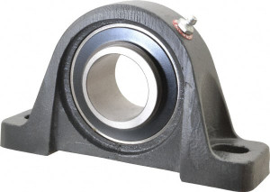 Browning VPE-228 1-3/4" ID, 7-3/8" OAL x 4-1/4" OAH Pillow Block 5,139 Lb Static Cap, 7,901 Lb Dyn Cap, 5-21/32" Btw Mnt Hole Ctrs, 2-1/8" Base-to-Ctr Ht, Cast Iron VPE-228 - 85365377