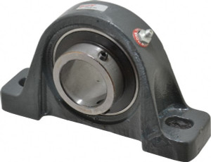 Browning VPS-227 AH 1-11/16" ID, 7-3/8" OAL x 4-1/4" OAH Pillow Block Air Handling 5,139 Lb Static Cap, 7,901 Lb Dyn Cap, 5-21/32" Btw Mnt Hole Ctrs, 2-1/8" Base-to-Ctr Ht, Cast Iron VPS-227 AH - 80463599