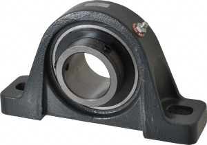 Browning VPS-332 2" ID, 8-13/16" OAL x 4-31/32" OAH Pillow Block 6,601 Lb Static Cap, 9,752 Lb Dyn Cap, 6-15/16" Btw Mnt Hole Ctrs, 2-1/2" Base-to-Ctr Ht, Cast Iron VPS-332 - 04716585
