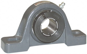 Browning VPB-231 1-15/16" ID, 8" OAL x 4-9/16" OAH Pillow Block 5,216 Lb Static Cap, 7,889 Lb Dyn Cap, 6-3/16" Btw Mnt Hole Ctrs, 2-1/4" Base-to-Ctr Ht, Cast Iron VPB-231 - 80463425