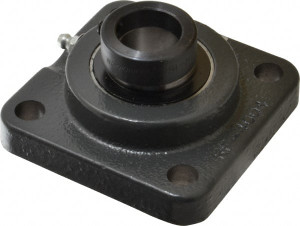 Browning VF4E-216 1" ID, 3-3/4" OAL x 3-3/4" OAH 4-Bolt Flange 1,651 Lb Static Cap, 2,801 Lb Dyn Cap, 2-3/4" Btw Mnt Hole Ctrs, Cast Iron VF4E-216 - 04716338