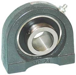 Browning VTBS-220S 1-1/4" ID, 4" OAL x 3-3/8" OAH Tapped Base 2,567 Lb Static Cap, 4,381 Lb Dyn Cap, 3" Btw Mnt Hole Ctrs, 1-11/16" Base-to-Ctr Ht, Cast Iron VTBS-220S - 04716262